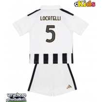 Juventus Manuel Locatelli #5 Replica Home Minikit 2026-27 Short Sleeve (+ pants)